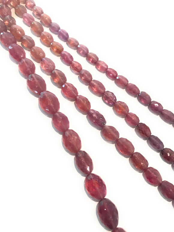 Pink Sapphire Beads, Gemstone Beads, Jewelry Supplies, Sapphire Beads, Wholesale Beads, Jewelry Making, Natural Gemstone Beads, 13