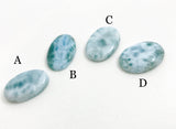 Natural Larimar Cabochon, Loose Cabochons, Large Gemstone Cabochon, Oval Larimar Gemstones, Larimar Cabochon for Jewelry Making, 1 Pc