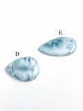 Large Drop Shape Larimar Cabochon, Loose Gemstone, Natural Gemstone, Wholesale Cabochons, Natural Larimar Cabochon for Jewelry Making