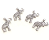 Elephant Pendant, Sterling Silver Pendant, Elephant Charm, Animal Pendant, Silver Pendants, Jewelry Supplies, Jewelry Findings, DIY Jewelry