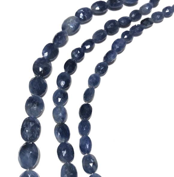 Sapphire Beads, Blue Sapphire Beads, Gemstone Beads, Natural Gemstone Beads, Jewelry Supplies, Jewelry Making, Wholesale Beads, 7
