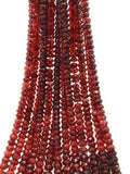 Natural Garnet Gemstone Beads, Genuine Mozambique Garnet Beads, Jewelry Supplies for Jewelry Making, Wholesale Beads, Bulk Beads, 5mm-5.5mm