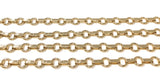 4.5 Foot Gold Filled Chain , Bulk Wholesale Chain, Jewelry Supplies for DIY Jewelry Making, Jewelry Findings, 6.5x 3mm