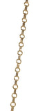 4.5 Foot Gold Filled Chain , Bulk Wholesale Chain, Jewelry Supplies for DIY Jewelry Making, Jewelry Findings, 6.5x 3mm