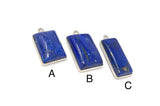 3 Pcs Lapis Lazuli Gemstone Charms, DIY Jewelry Making Wholesale Charms