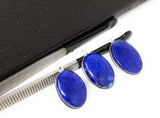 3 Pcs Lapis Lazuli Charms, Gemstone Charms, Bezel Charms, Jewelry Supplies, Jewelry Making, Jewelry Findings, DIY Jewelry, Wholesale Charms