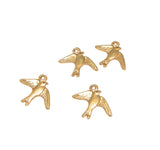 Gold Bird Charm, Bird Charms, Jewelry Findings, DIY Jewelry, Gold Charms, Animal Charms, Jewelry Supplies, Jewelry Making, DIY Jewelry, 1 PC