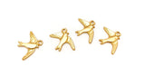 Gold Bird Charm, Bird Charms, Jewelry Findings, DIY Jewelry, Gold Charms, Animal Charms, Jewelry Supplies, Jewelry Making, DIY Jewelry, 1 PC