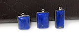 3 Pcs Lapis Lazuli Gemstone Charms, DIY Jewelry Making Wholesale Charms