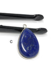 Lapis Lazuli Gemstone Charm, DIY Jewelry Supplies for Jewelry Making