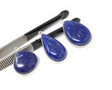 Lapis Lazuli Gemstone Charm, DIY Jewelry Supplies for Jewelry Making