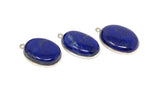 3 Pcs Lapis Lazuli Charms, Gemstone Charms, DIY Jewelry Making, Wholesale Charms