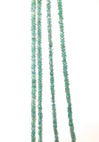 14" Genuine Zambian Emerald Beads, Emerald Beads, Wholesale Bulk Beads, Jewelry Supplies for Jewelry Making, 3mm - 3.5mm