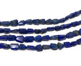 Lapis Lazuli Beads, Gemstone Beads, Bulk Wholesale Beads, Nugget Beads, Jewelry Supplies, 9x6mm-12x10mm, 12.5" Strand