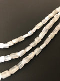Rainbow Moonstone Beads, Natural Gemstone Beads, Nugget Beads, Jewelry Supplies, Bulk Wholesale Beads, 9x8mm - 13x9mm