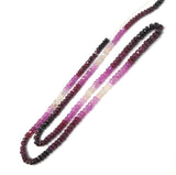 Ruby Beads, Gemstone Beads, Shaded Ruby Beads, Wholesale Beads, Jewelry Supplies, July Birthstone, Jewelry Making, Bulk Beads, 3-4mm, 16"