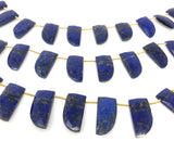 10 Pcs Natural Lapis Lazuli Gemstone Beads, Genuine Gemstone Wholesale Beads for Jewelry Making, Bulk Jewelry Supplies, 20x10.5mm