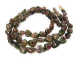 Natural Watermelon Tourmaline Beads, Gemstone Beads, Wholesale Bulk Beads, Jewelry Supplies 13" Strand