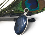 Natural Sterling Silver Pietersite Pendant, Genuine Gemstone Pendant, Tiger's Eye Jewelry, Wholesale Pendant for DIY Jewelry Making