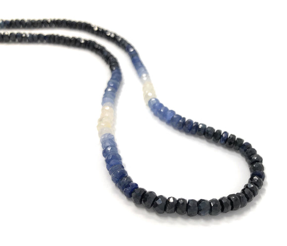 Sapphire Beads, Shaded Sapphire Beads, Gemstone Beads, Natural Gemstone Beads, Beading Supplies, Jewelry Making, Wholesale Beads, 16