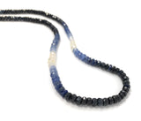 Sapphire Beads, Shaded Sapphire Beads, Gemstone Beads, Natural Gemstone Beads, Beading Supplies, Jewelry Making, Wholesale Beads, 16" Strand