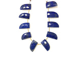 10 Pcs Natural Lapis Lazuli Gemstone Beads, Genuine Gemstone Wholesale Beads for Jewelry Making, Bulk Jewelry Supplies, 20x10.5mm
