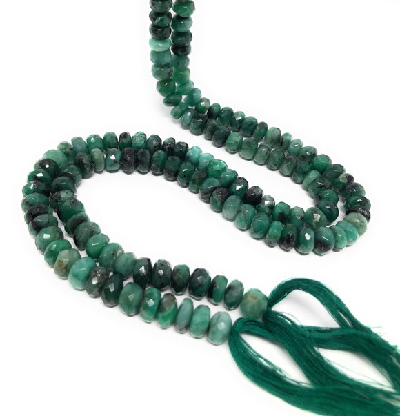 8mm Natural Emerald Beads, Gemstone Beads, Wholesale Beads, Jewelry Supplies, Bulk Beads, 13