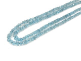 4mm Natural Blue Topaz Gemstone Beads, Genuine Natural Gemstone Jewelry Supplies for Jewelry Making, Bulk Wholesale Beads, 14" strand