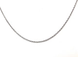 Sterling Silver Necklace Chain, Silver Link Chain 1.3mm, Jewelry Findings, Wholesale DIY Jewelry Making Supplies, 18" Plus 2" Extender Chain
