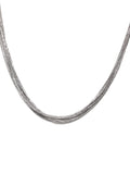 Sterling Silver Necklace Chain, Multi Strand Silver Chain, Jewelry Findings, Wholesale DIY Jewelry Making Supplies, 18" 925 Silver Chain