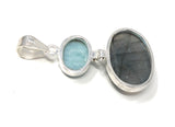 Labradorite Pendant, Larimar Pendant, Gemstone Pendant, Gemstone Jewelry, Sterling Silver Pendant, Bohemian Jewelry, Wholesale Pendant