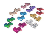 Girls Heart Hair Clips, Barrettes Sequins Clips for Toddlers, Birthday Gifts, Princess Girls Hair Clips, 1 Pair