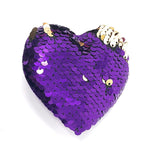 Reversible Sequin Heart Shape Hair Clips, Sequins Hair Bow Kids Hair Accessories, Valentines Clips for Girls, 1 Pc