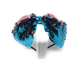Girls Headband with Flip Sequins, Large Hair bow Headband, Bow Headband Gifts for Girls, Back to School Hair Accessories