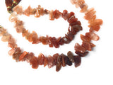 Natural Carnelian Beads - Rough Polished, Carnelian Gemstone Beads, Jewelry Supplies for Jewelry Making, Bulk Wholesale Beads, 8" Strand