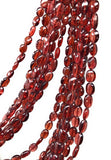 Natural Garnet Gemstone Beads, Garnet Beads, Jewelry Supplies for Jewelry Making, Wholesale Beads, Bulk Beads, AAA+ Quality, 16.5" Strand