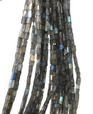 Labradorite Faceted Beads, Natural Gemstone Beads, Wholesale Beads, Bulk Beads, 13" Strand