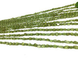 Natural Peridot Faceted Beads, Genuine Gemstone Wholesale Beads, Bulk Jewelry Supplies for Jewelry Making, 12.5" Strand