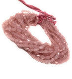 Natural Rose Quartz Gemstone Beads, Jewelry Supplies for Jewelry Making, Wholesale Bulk Beads, 6mm-10mm, 12.5" Strand