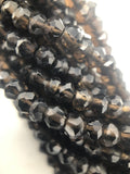 Natural Smokey Quartz Gemstone Beads, Jewelry Supplies for Jewelry Making, Wholesale Bulk Gemstone Beads, 13" Strand