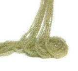 Prehnite Faceted Beads, Gemstone Beads, Bulk Wholesale Beads for Jewelry Making, Jewelry Supplies, 13" Strand