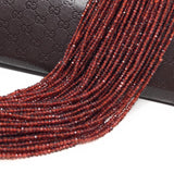 Garnet Gemstone Beads, Mozambique Garnet Beads, Jewelry Supplies for Jewelry Making, Wholesale Beads, Bulk Beads, 3 -3.5mm , 12.5" Strand