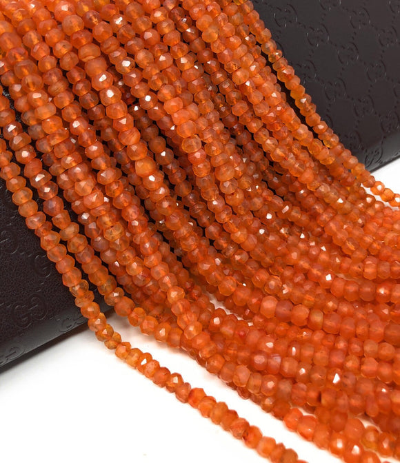 Carnelian Gemstone Beads, Natural Carnelian Beads, Jewelry Supplies for Jewelry Making, Bulk Beads, Wholesale Beads, 4.5- 5mm, 13
