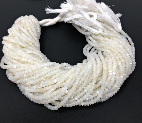 White Moonstone Beads, Gemstone Beads, Jewelry Supplie for Jewelry Making, Wholesale Beads, Bulk Beads, AAA Quality 13
