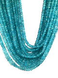 Natural Apatite Gemstone Beads, Genuine Gemstone Wholesale Jewelry Supplies for Jewelry Making, AAA Quality, 3-4mm, 13" Strand