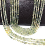 Natural Prehnite Beads, Gemstone Beads, Bulk Wholesale Beads for Jewelry Making, Jewelry Supplies, 4-5mm, 14"Strand