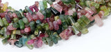 Natural Tourmaline Side Drilled Stick Beads, Gemstone Beads, Natural Tourmaline Beads, Jewelry Supplies, Wholesale Bulk Beads, 8" Strand