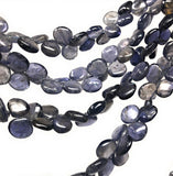 Natural Iolite Beads, Gemstone Beads, Wholesale Beads, Bulk Beads, Jewelry Making Supplies, 8"" Strand