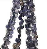 Natural Iolite Beads, Gemstone Beads, Wholesale Beads, Bulk Beads, Jewelry Making Supplies, 8"" Strand