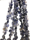 Natural Iolite Beads, Gemstone Beads, Wholesale Beads, Bulk Beads, Jewelry Making Supplies, 8"" Strand